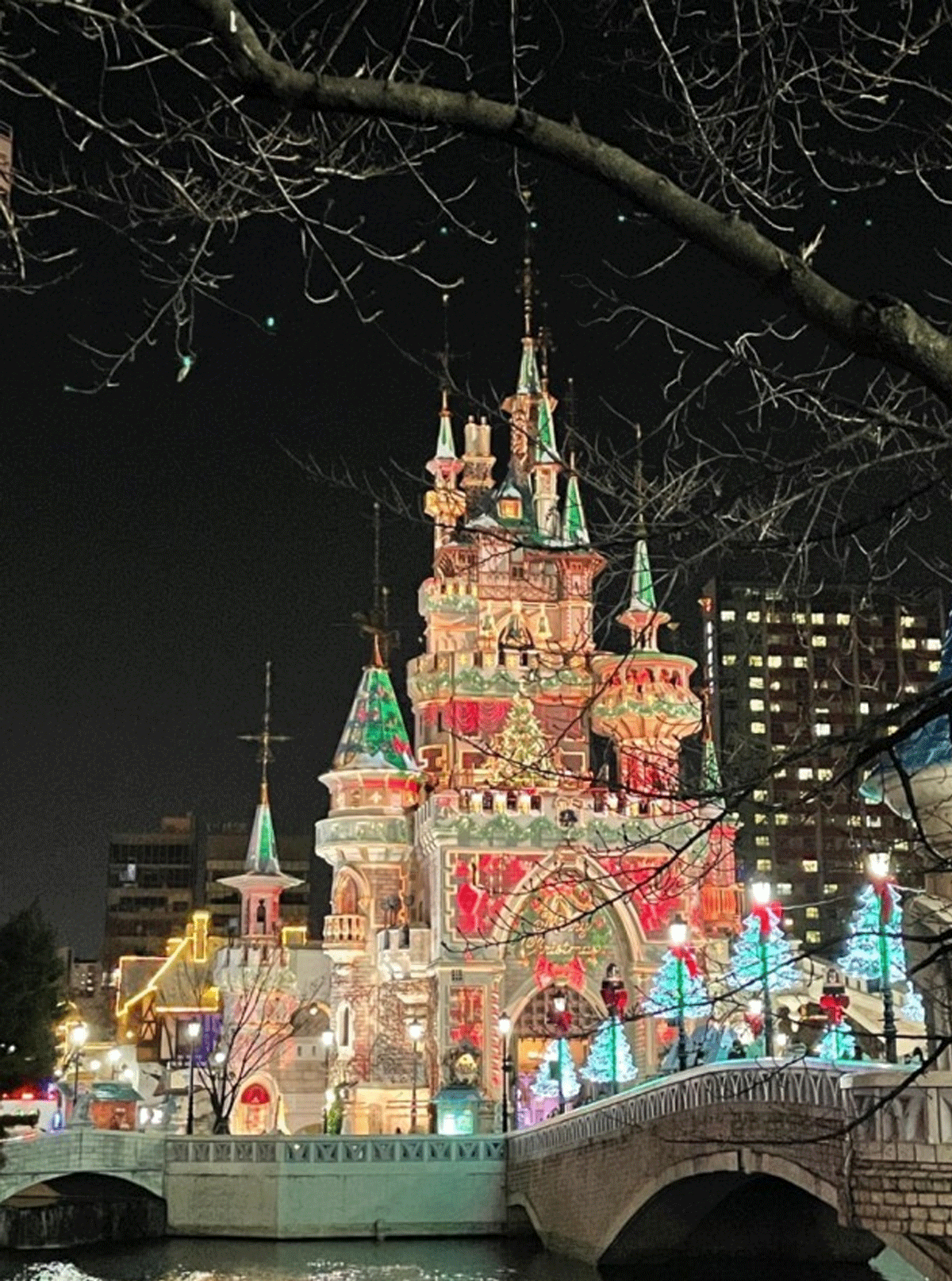 잠실 롯데월드 크리스마스 / 출처 : 인터넷 커뮤니티