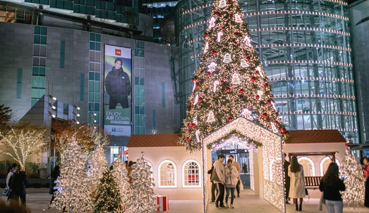 영등포 타임스퀘어 크리스마스 / 출처 : 인터넷 커뮤니티