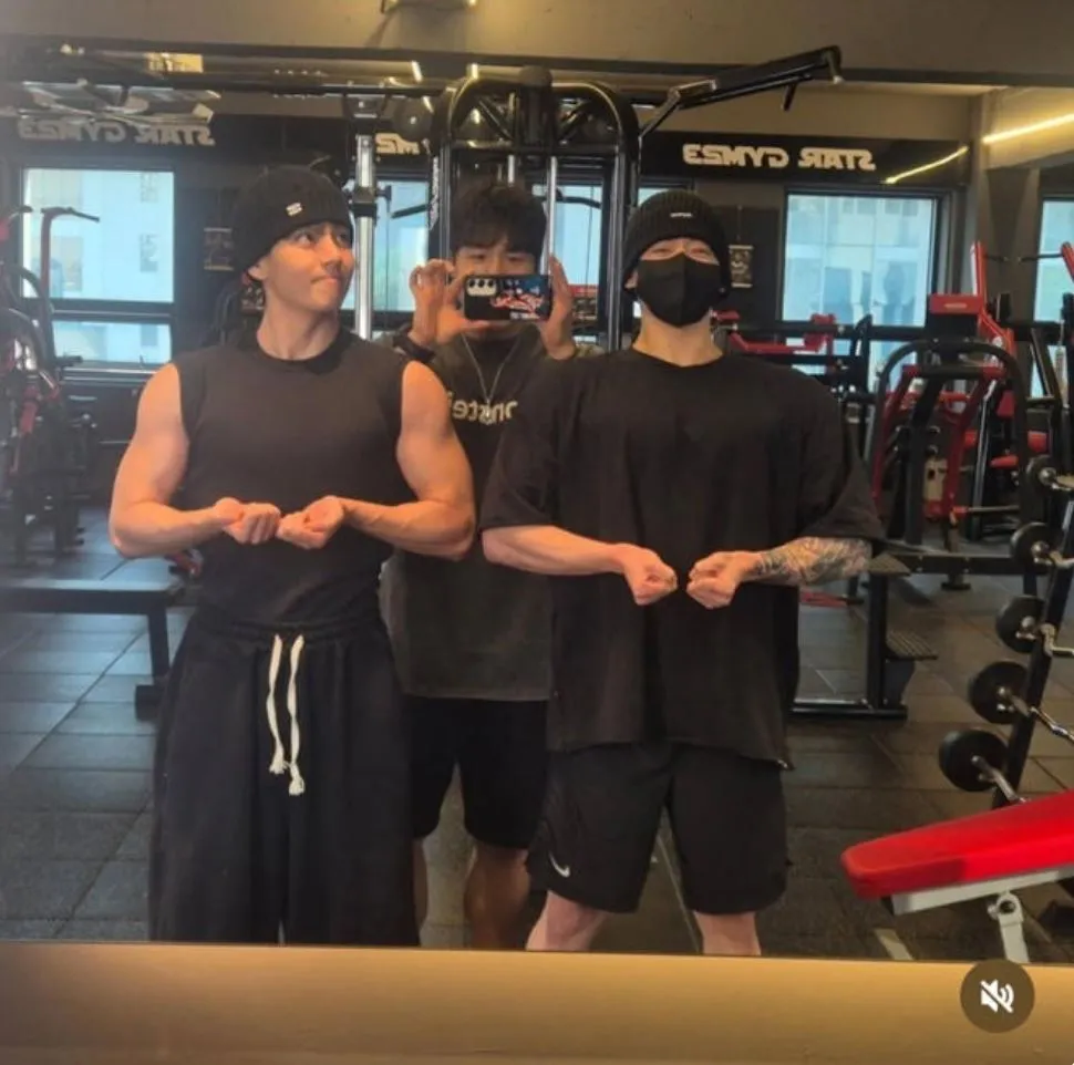 뷔, 최한진, 정국 / 사진 = 최한진 SNS 뷔, 최한진, 정국 / 사진 = 최한진 SNS