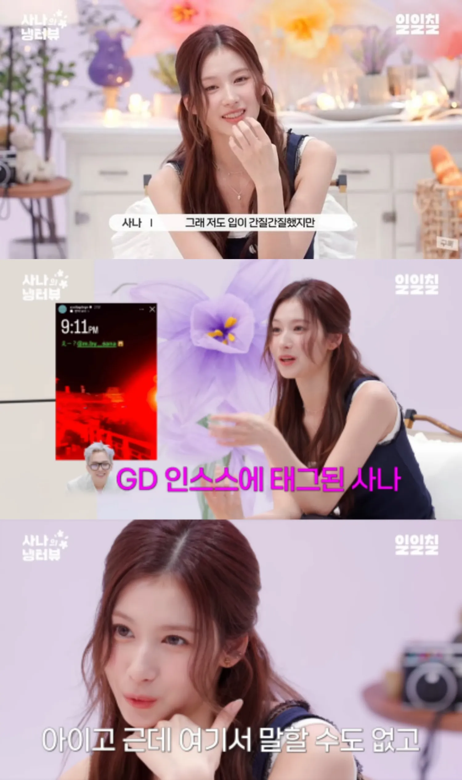 사진=사나 유튜브 사진=사나 유튜브