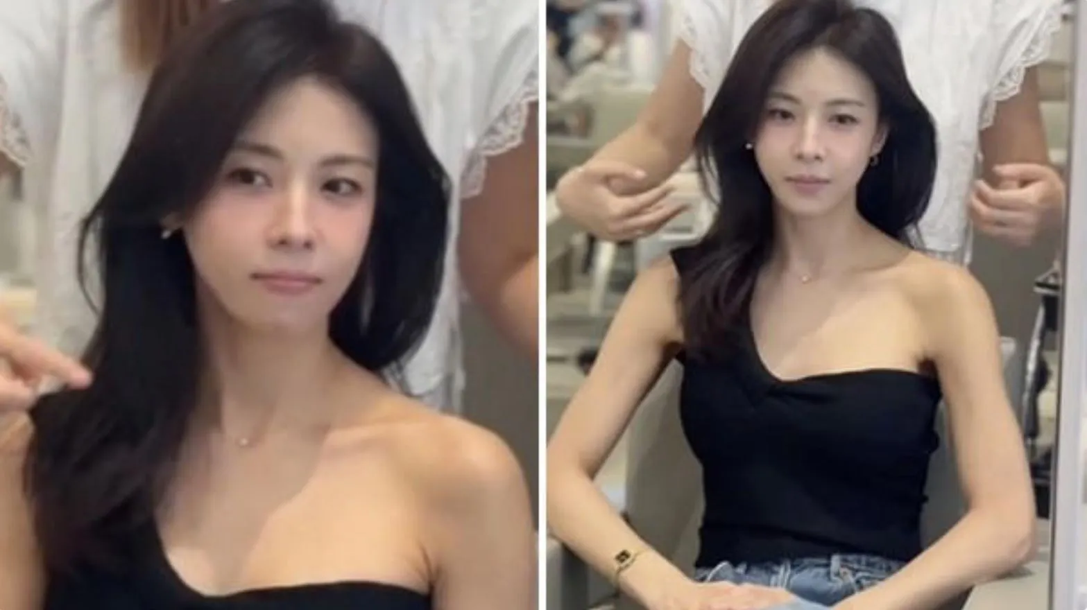 하지원 / 사진 = 헤어숍 에이바이봄 SNS