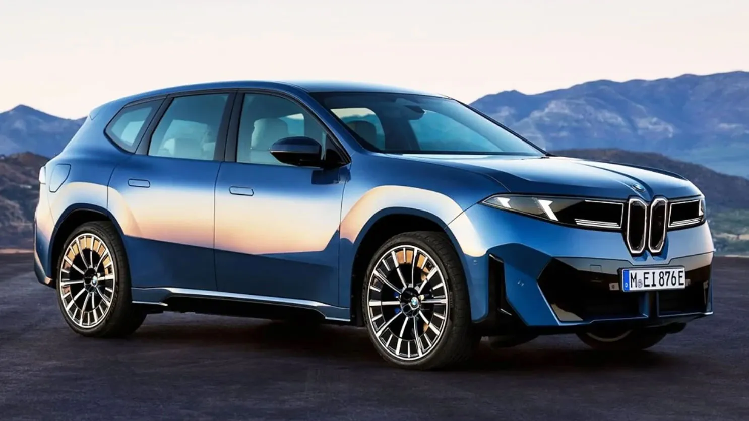BMW 신형 iX3 측정면 (출처=BMW)<br> BMW 신형 iX3 측정면 (출처=BMW)<br>