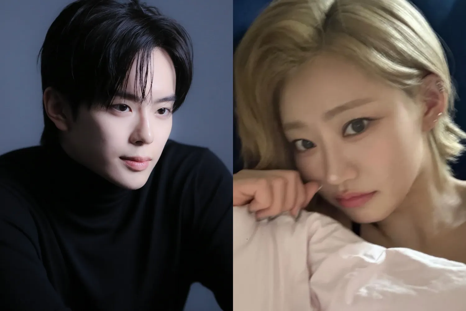 사진=강민, 쥴리 소속사 SNS 사진=강민, 쥴리 소속사 SNS