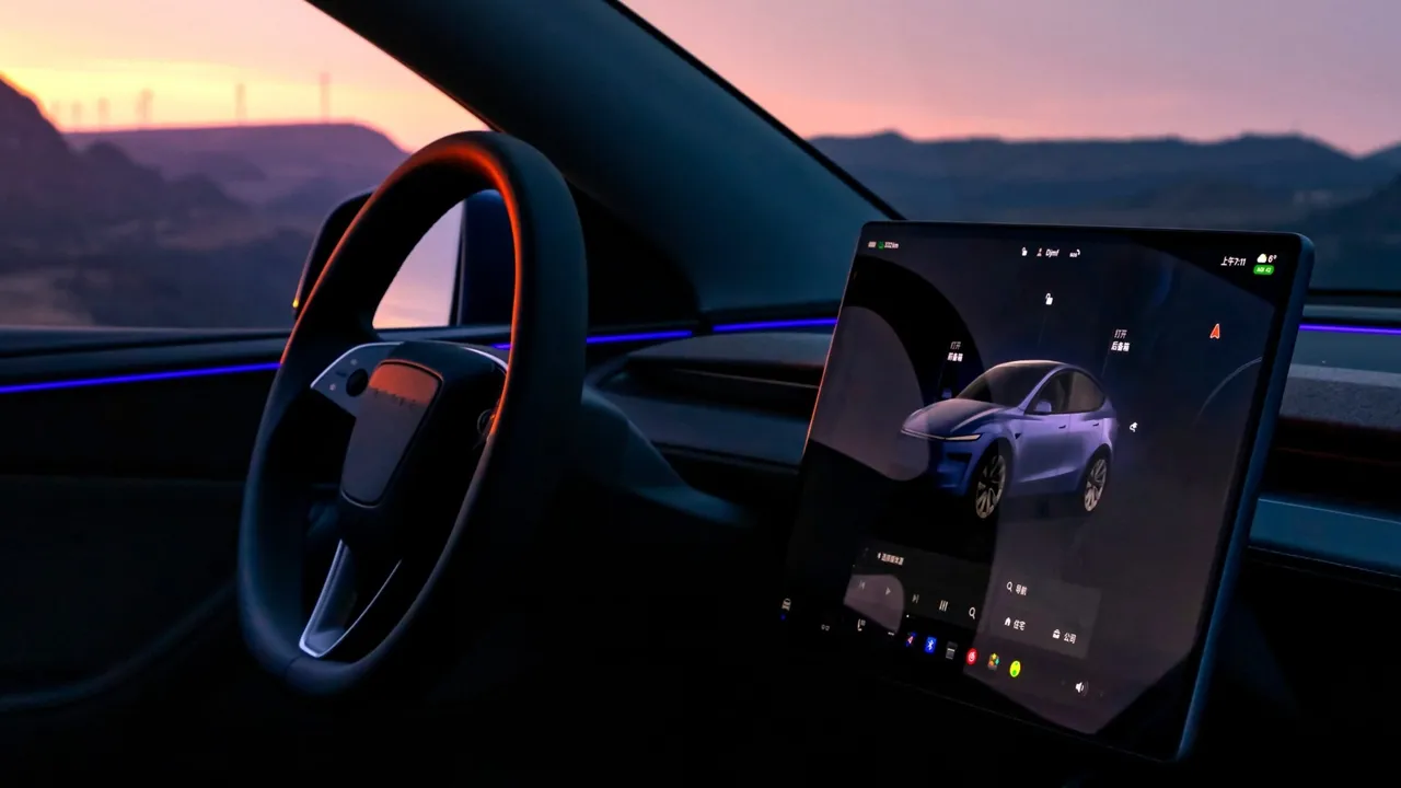 테슬라 실내 / 테슬라