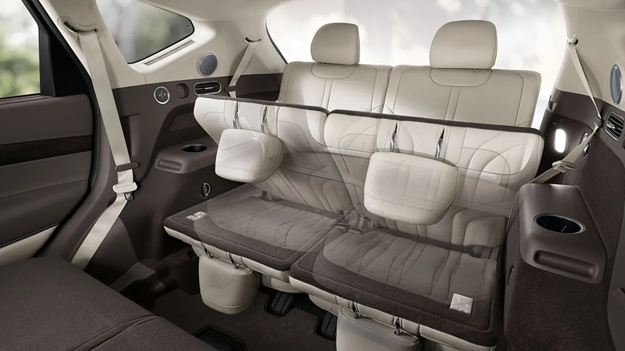 제네시스 GV80 실내 2열 3열 / 현대자동차