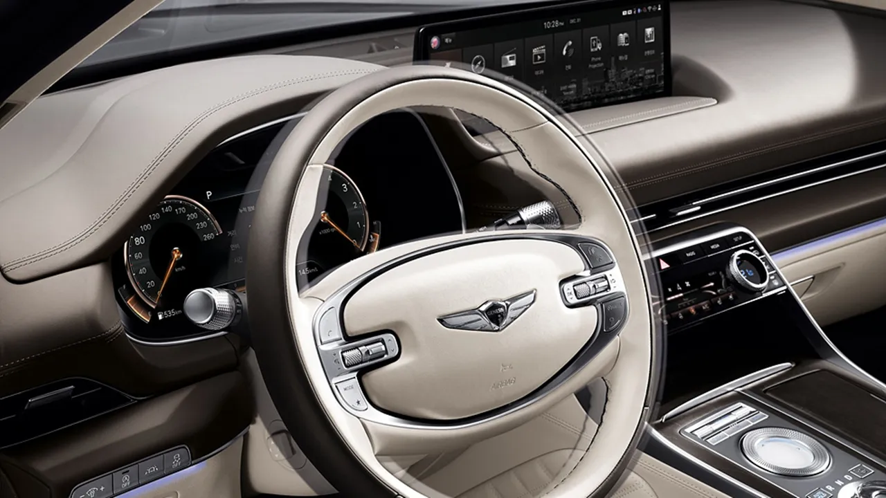 제네시스 GV80 실내 / 현대자동차