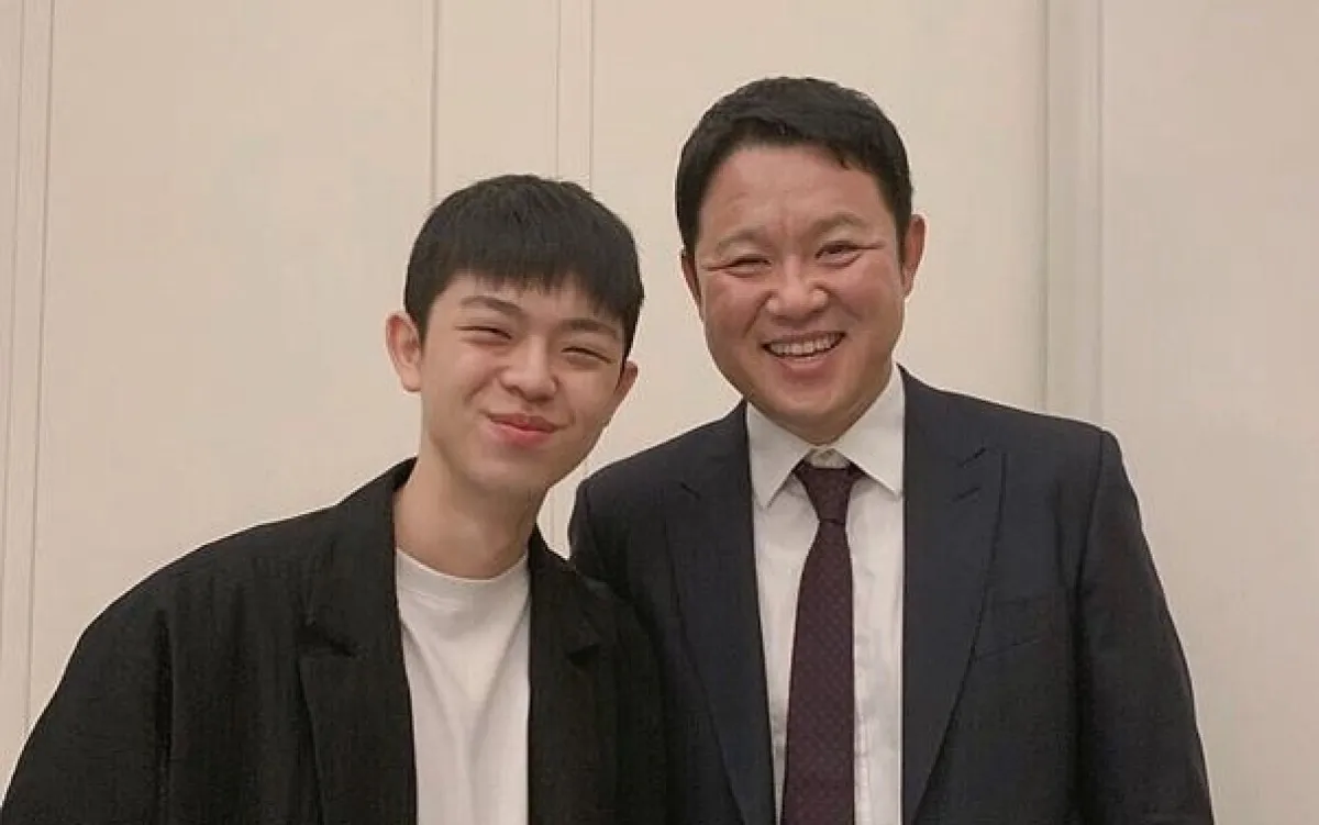 김구라(오른쪽)와 그의 아들 그리(본명 김동현). 그리 인스타그램