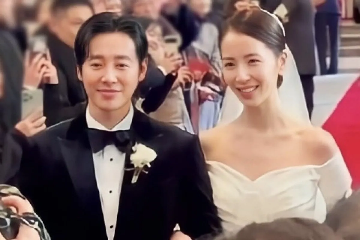 김동욱·스텔라 김 부부의 2023년 2월 결혼식 모습. 인스타그램 캡처