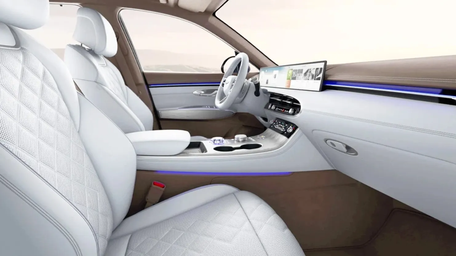제네시스 GV70 일렉트리파이드 실내 (출처=제네시스)
