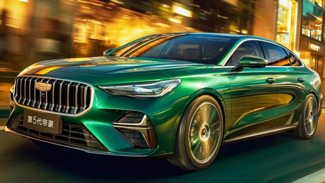 지리 신형 엠그란드 측정면 (출처=지리)