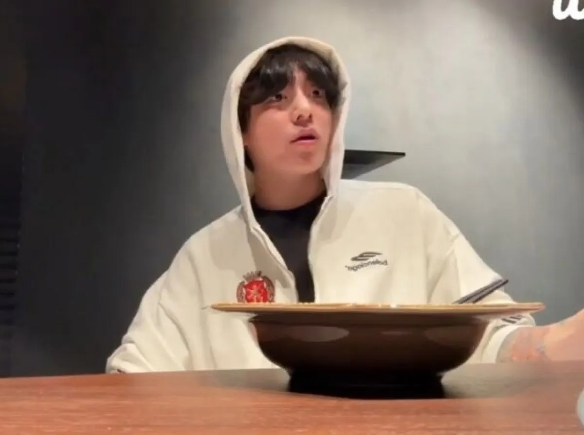 방탄소년단 정국. 라이브방송 캡쳐