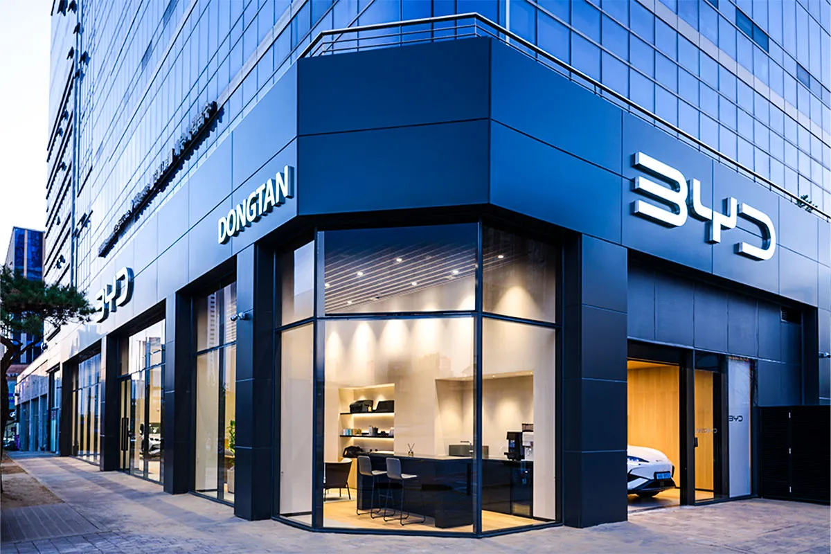 BYD 전시장 - 출처 : BYD