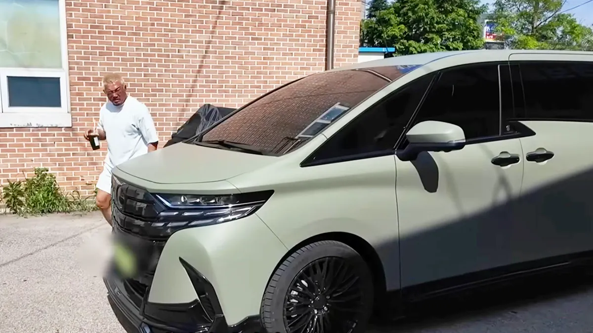 추성훈이 타는 토요타 알파드 / 유튜브 ‘추성훈’