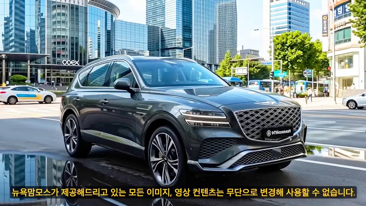 GV80 하이브리드 예상도 / 유튜브 ‘뉴욕맘모스 NYMammoth’