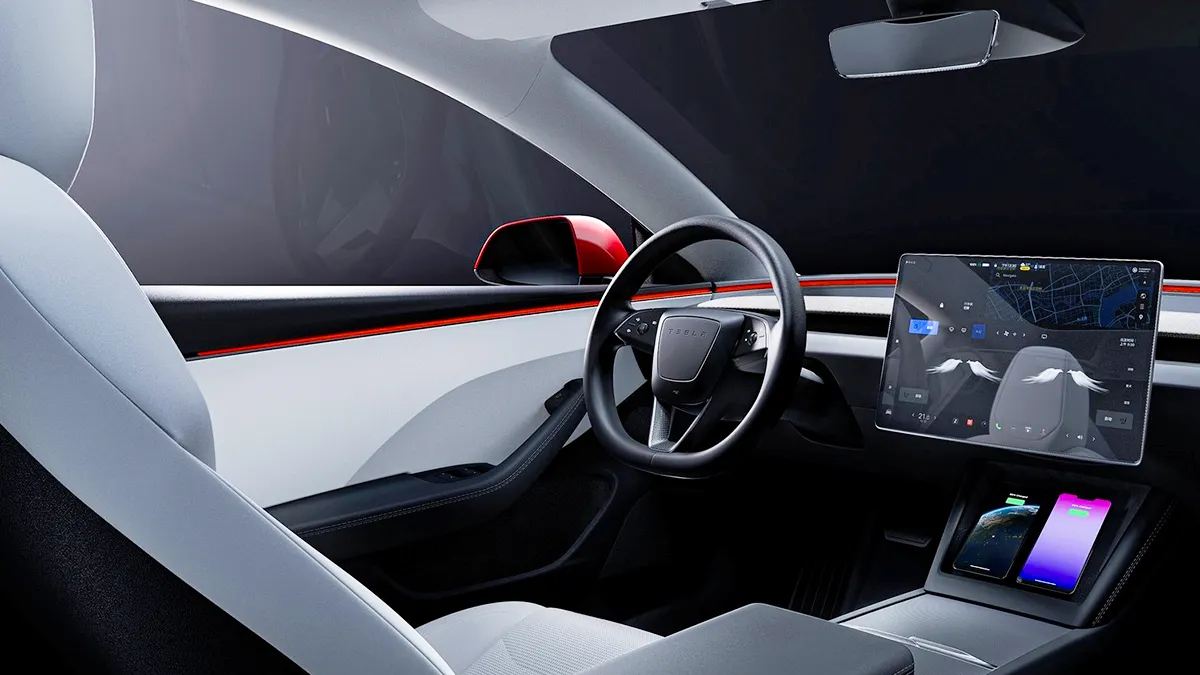 모델 3 실내 / 테슬라