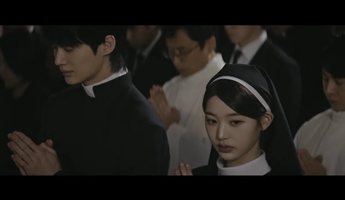 ‘더 크리스마스 송’에 출연한 배우 변우석과 아이브 장원영. 유튜브 채널 ‘돌고래유괴단’ 캡처