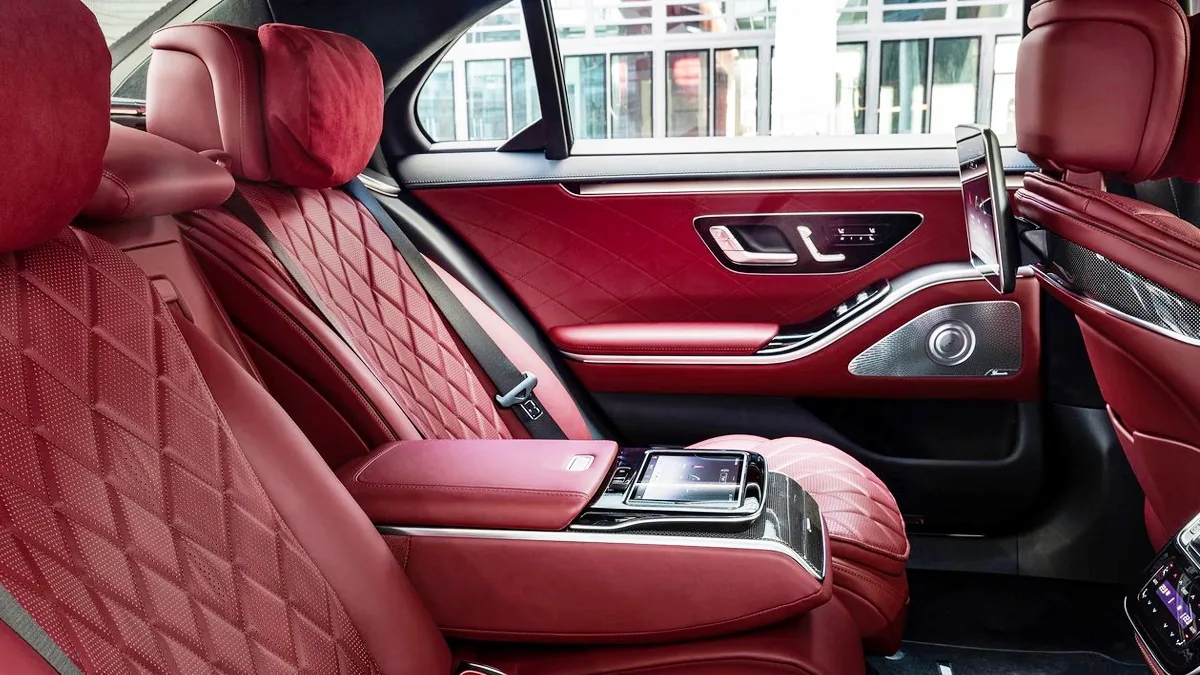 S클래스 실내 / 벤츠