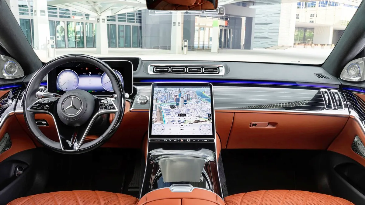 S클래스 실내 / 벤츠