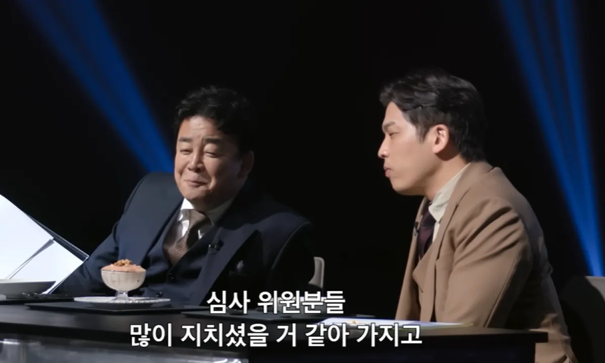 백종원 더본코리아 대표(왼쪽)와 안성재 ‘모수’ 오너셰프. 넷플릭스 ‘흑백요리사: 요리 계급 전쟁’ 방송화면