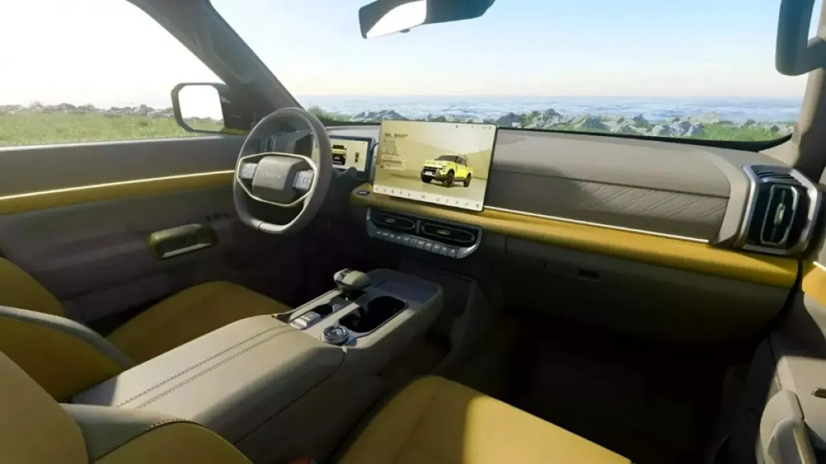 닛산 프론티어 프로 실내 디스플레이 / 사진=닛산