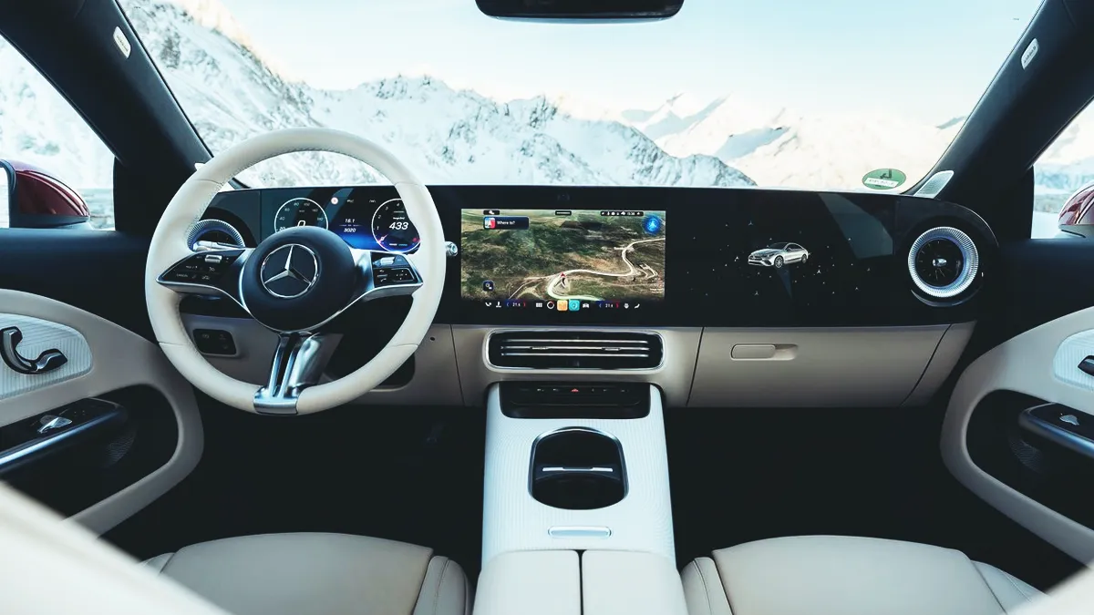 신형 CLA 하이브리드 실내 / 벤츠