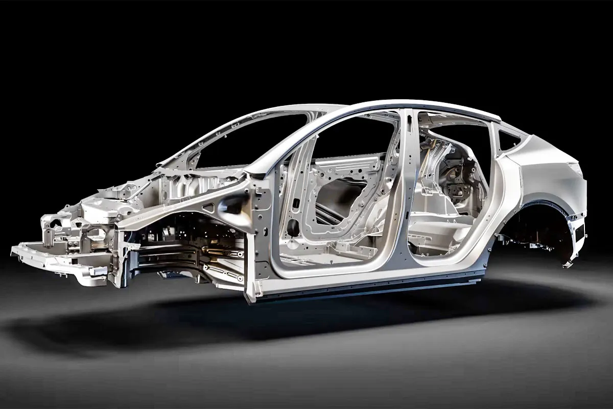 모델 Y 뼈대 - 출처 : 테슬라