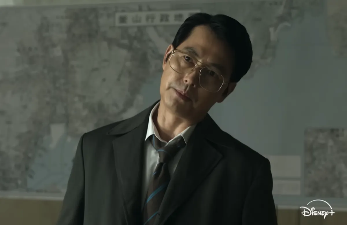 배우 정우성. 디즈니플러스 ‘메이드 인 코리아’ 방송화면