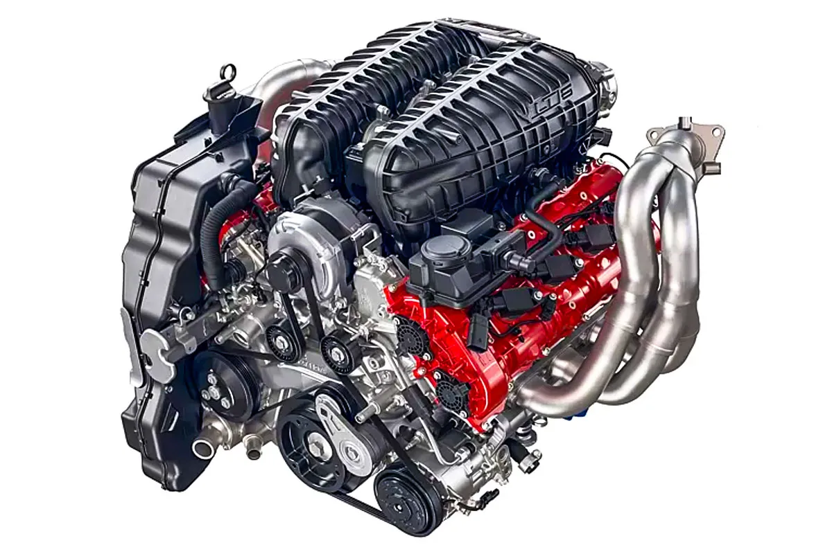 콜벳 Z06 LT6 엔진 - 출처 : 쉐보레