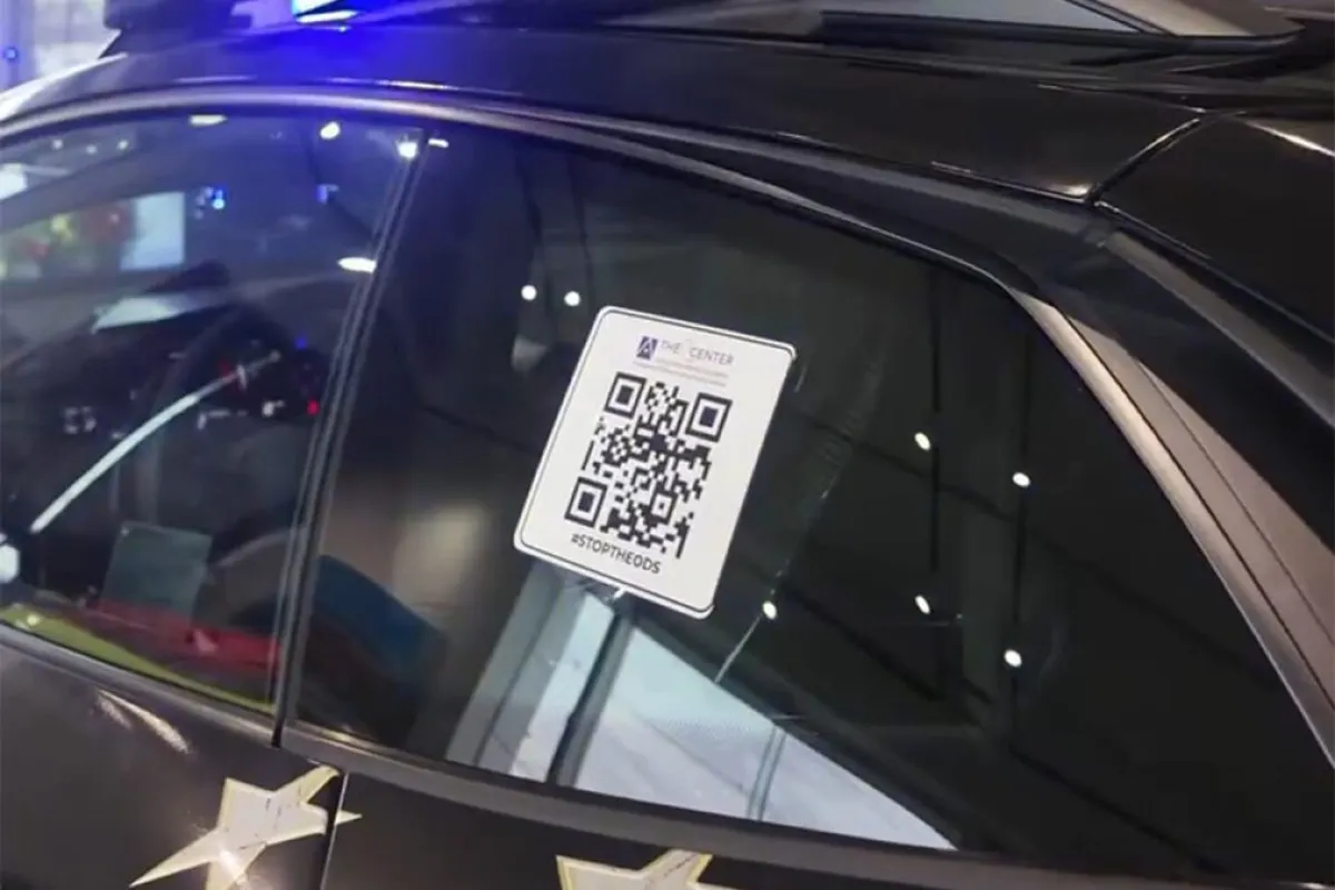 알코올 및 약물 중독 지원 센터 QR 코드 / 사진=인스타그램 ‘@garfieldpolice’