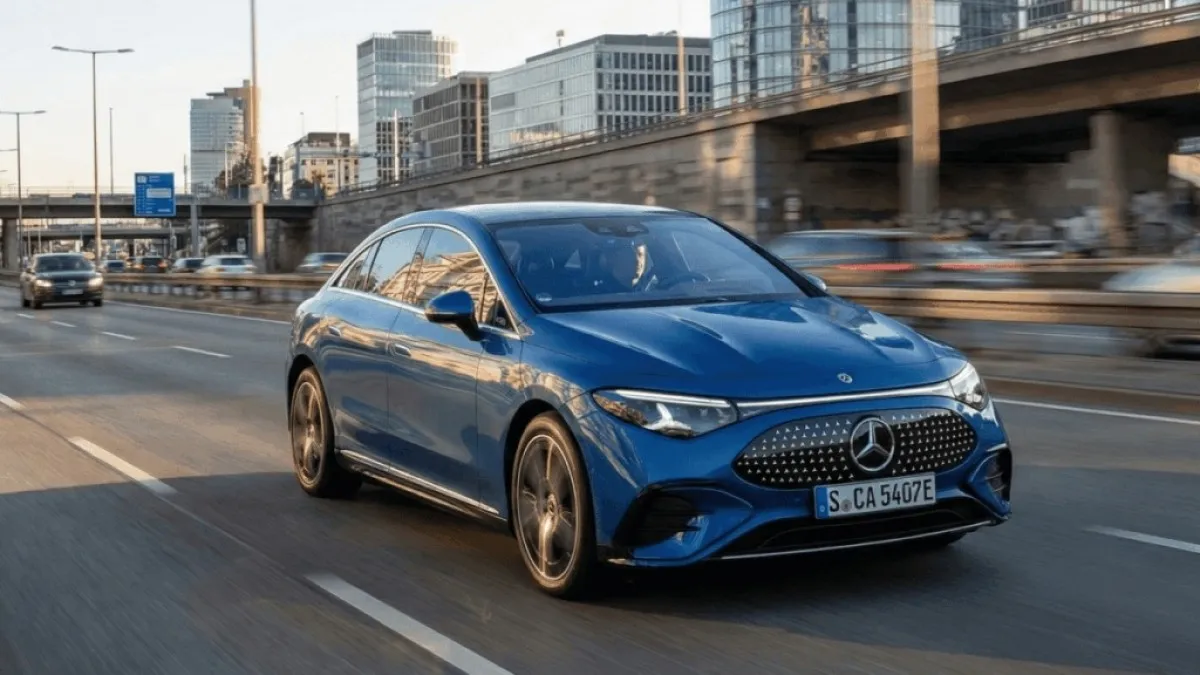 도로 위 CLA / 사진=벤츠