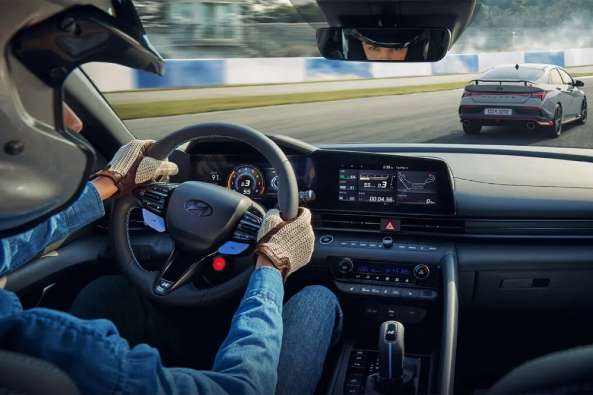 현대 아반때 N 실내 / 사진=현대자동차