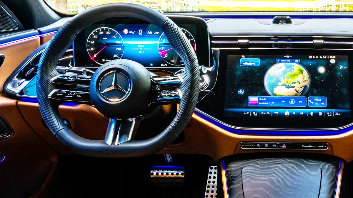 E클래스 실내 / 벤츠