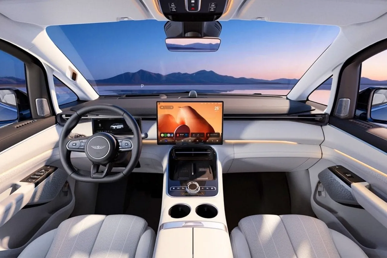 V900 실내 / 사진=지리 갤럭시