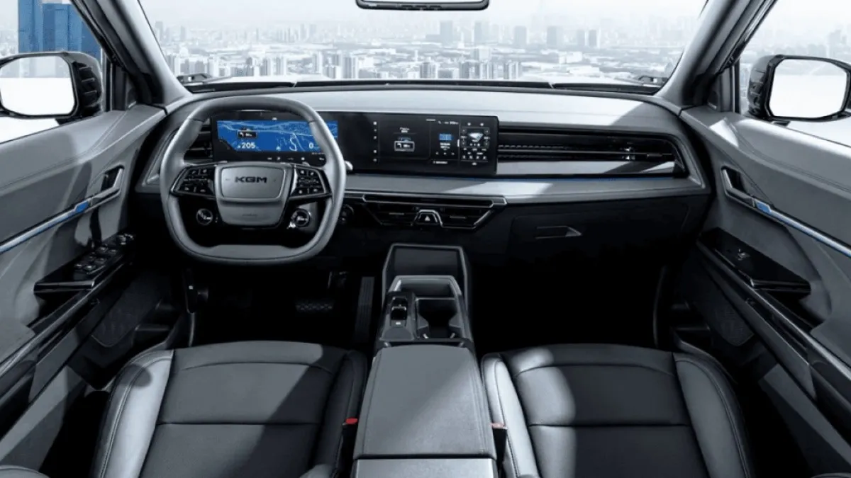 2026 무쏘 실내 / 사진=KGM