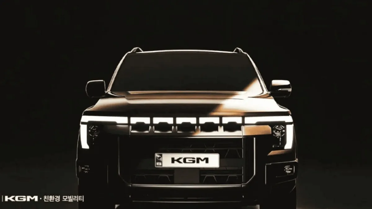 무쏘 스케치 영상 / 사진=KGM