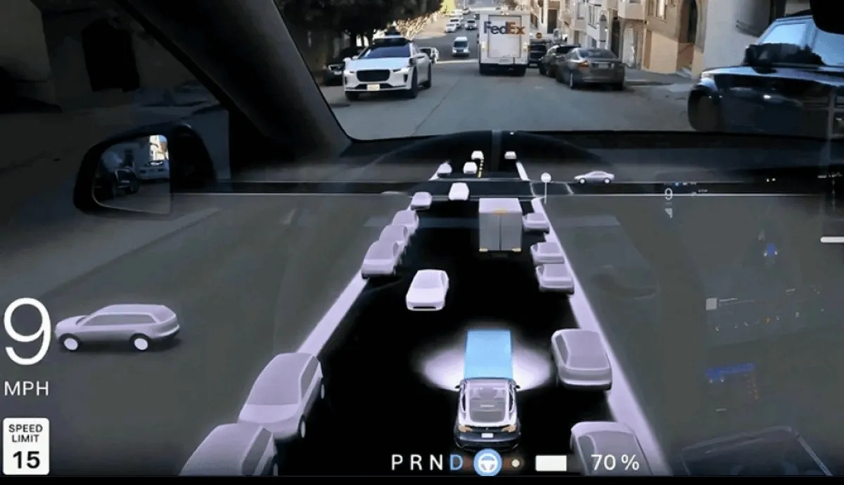 테슬라 FSD v14 랜더링 이미지 / 사진=테슬라