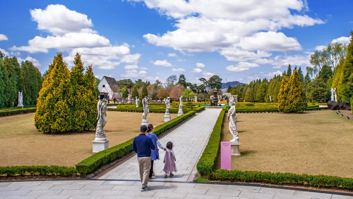 벽초지수목원 관광객 / 사진=벽초지수목원 공식 블로그