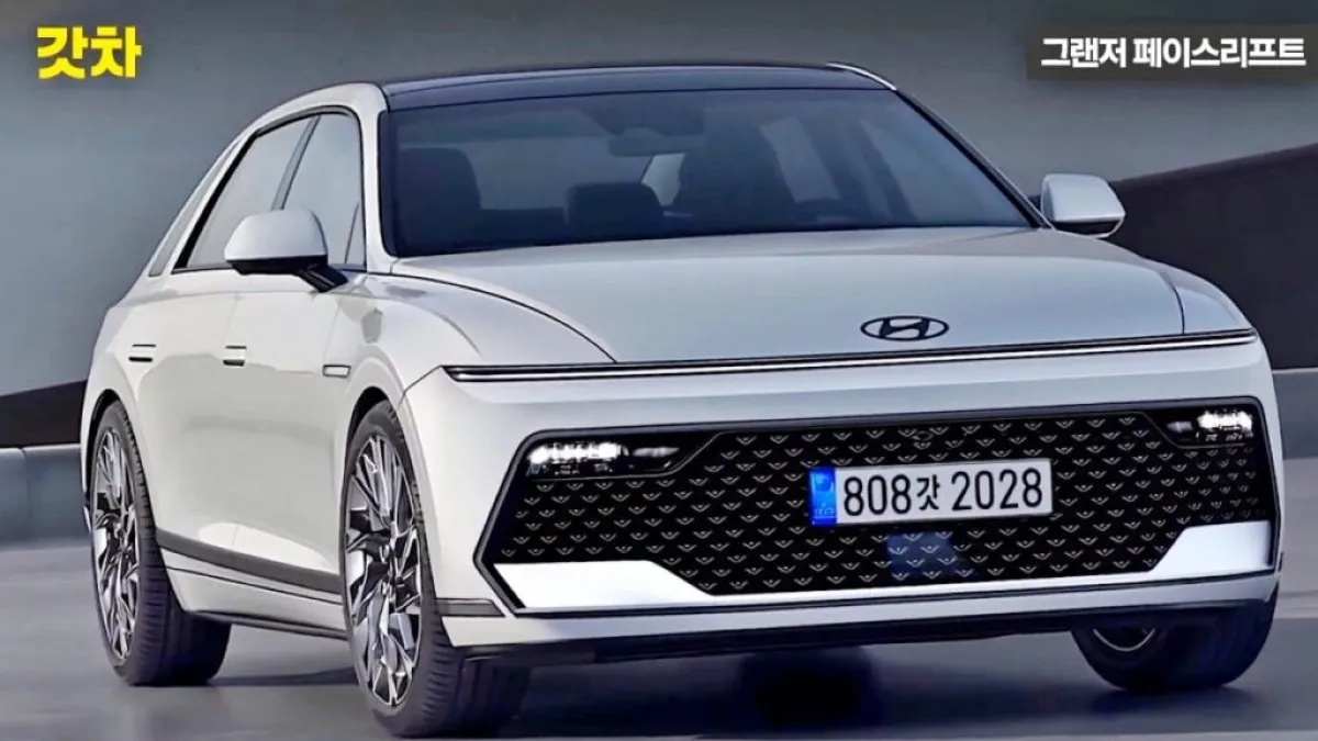 현대 그랜저 신형 예상도 전면부 / 사진=유튜브 갓차