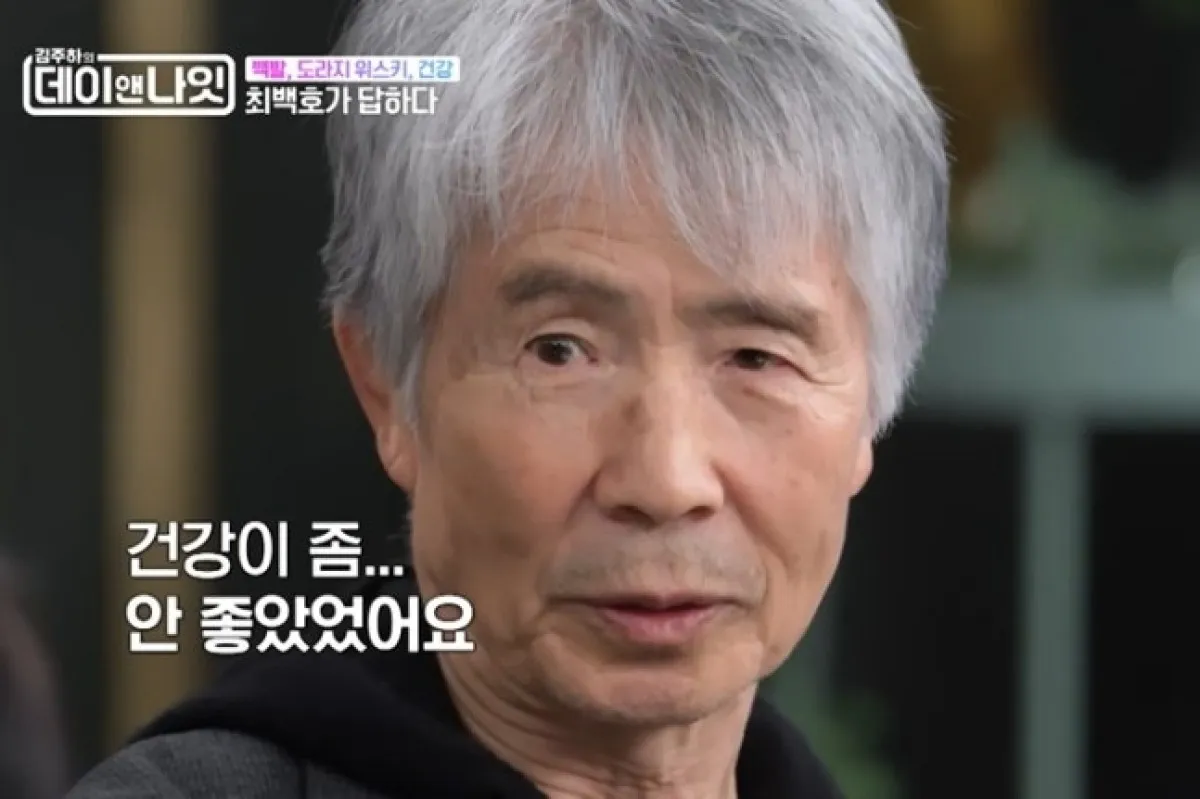 가수 최백호가 현재 건강 상태를 털어놓았다. MBN ‘김주하의 데이앤나잇’