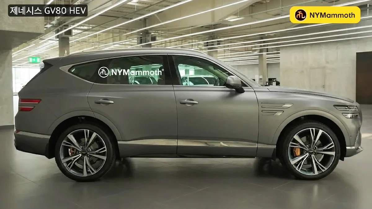 GV80 하이브리드 예상도 / 유튜브 ‘뉴욕맘모스 NYMammoth’