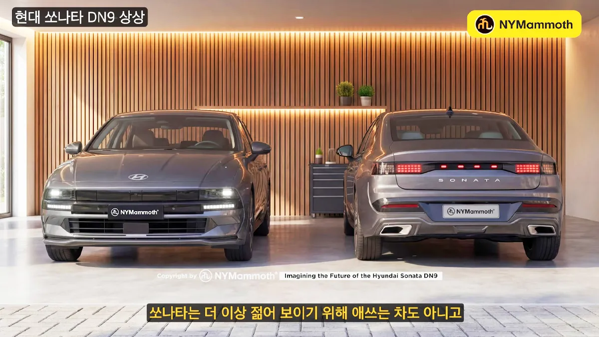 차세대 쏘나타 예상도 / 유튜브 ‘뉴욕맘모스 NYMammoth’