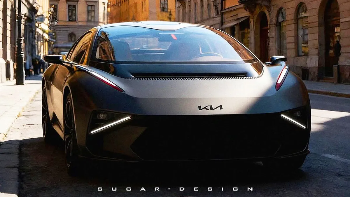 기아 차세대 전기 세단 EV8 예상도 / 인스타그램 ‘sugardesign_1’