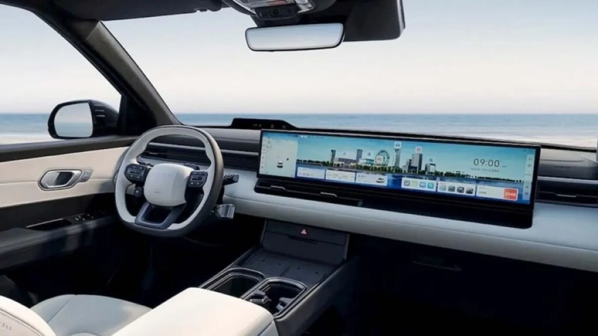 일렉시오 내부 27인치 디스플레이 이미지 / 사진=현대차