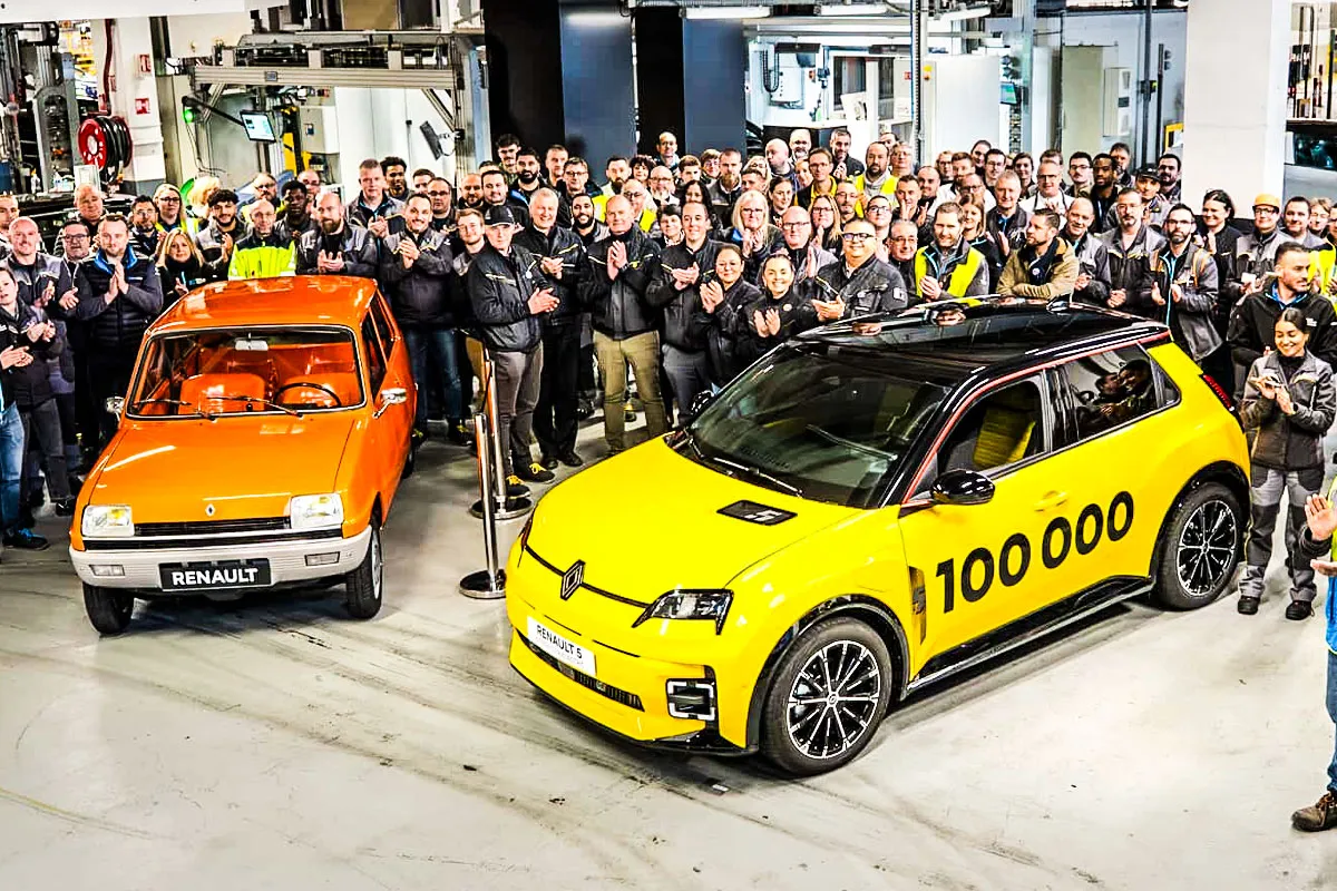 르노 5 10만대 생산 - 출처 : 르노
