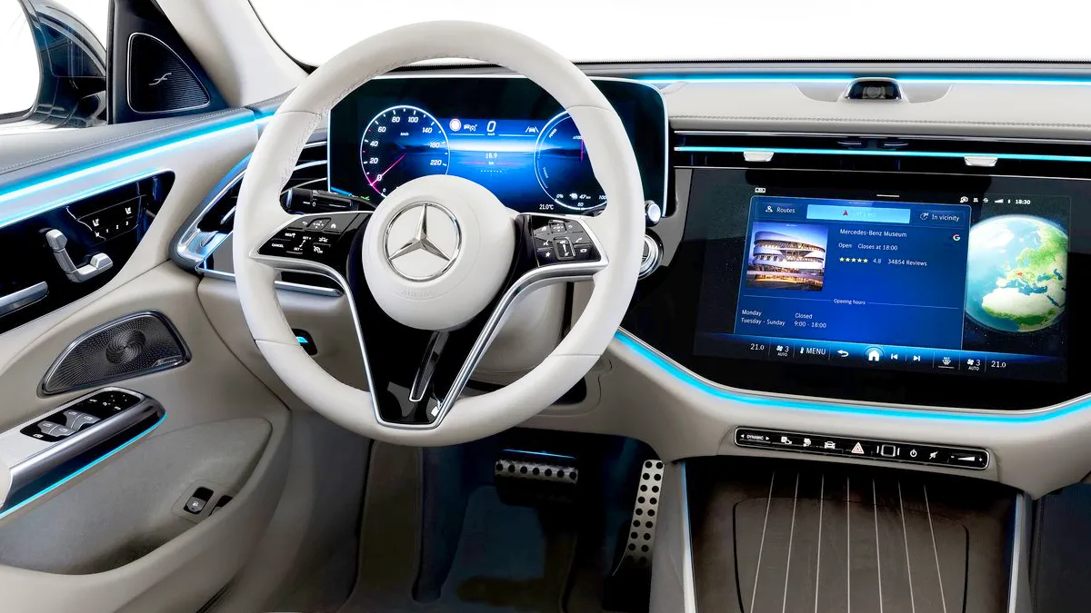 E클래스 실내 / 벤츠