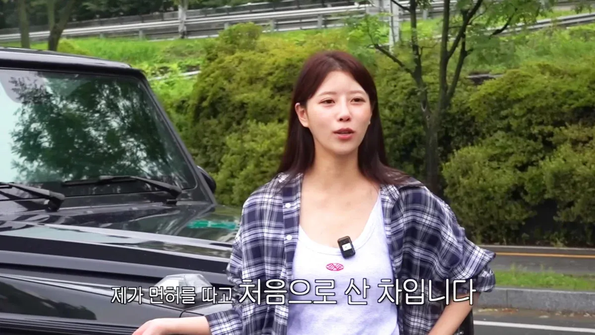 가수 이미주가 소유한 G바겐 / 사진=유튜브 ‘그냥 이미주’