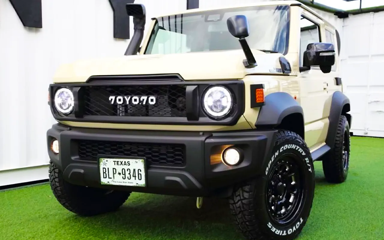 지미랜드가 선보인 스즈키 짐니 전용 70YO.70