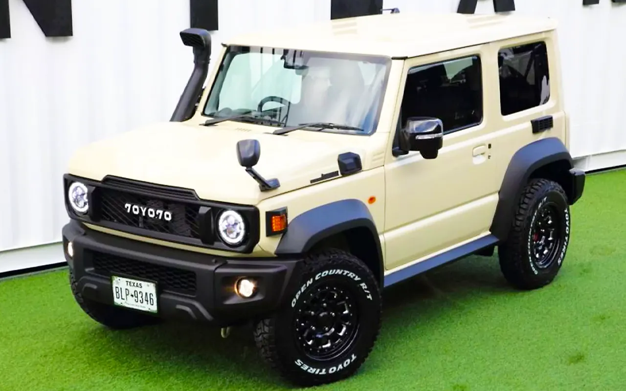 지미랜드가 선보인 스즈키 짐니 전용 70YO.70