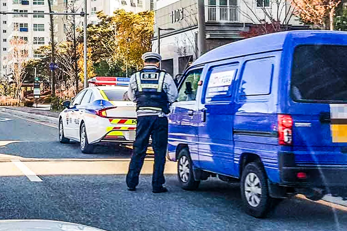 단속 현장 - 출처 : 다키포스트