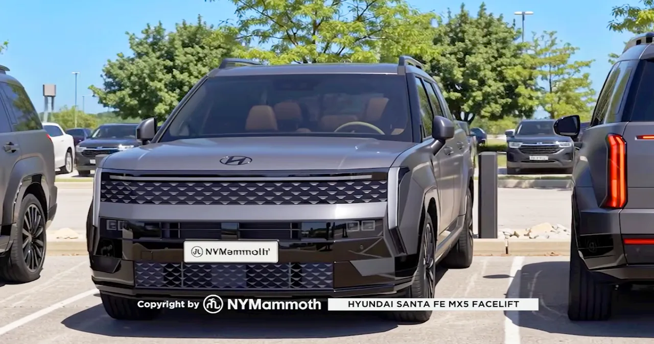 싼타페 페이스리프트 예상도 / 유튜브 ‘뉴욕맘모스 NYMammoth’